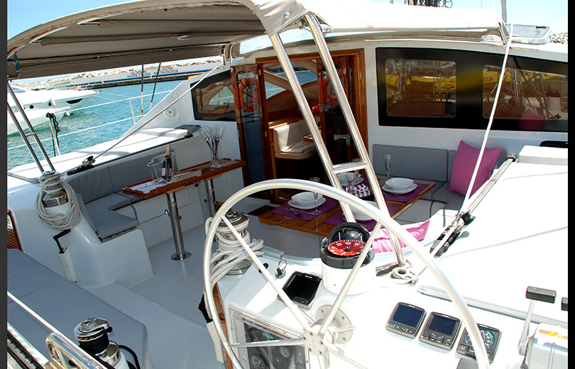 rent catamaran ibiza privilege 51