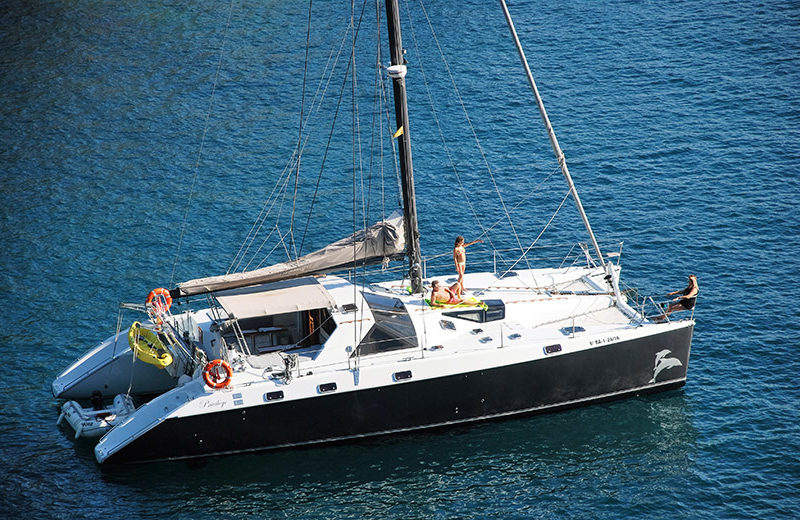 rent catamaran ibiza privilege 51