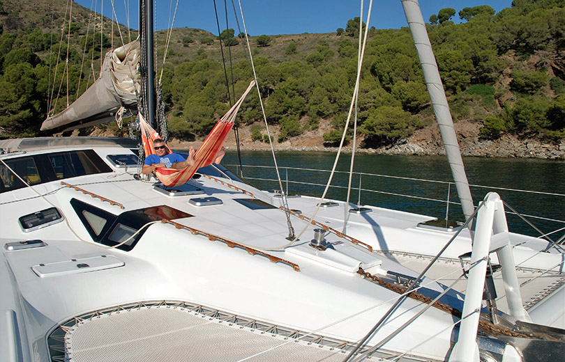 rent catamaran ibiza privilege 51