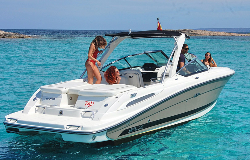 rent boat ibiza sea ray 270