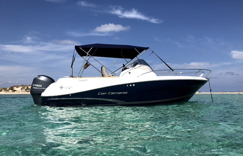 rent boat ibiza cap camarat 6,5