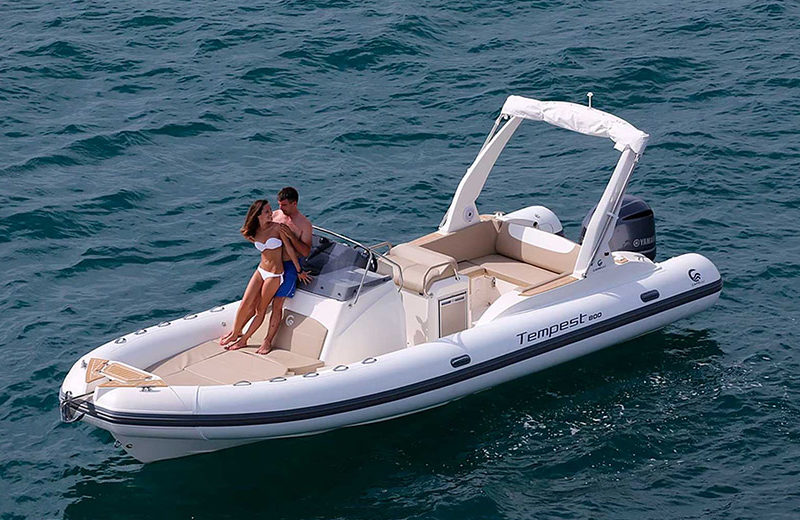 rent semi-rigid ibiza capelli tempest