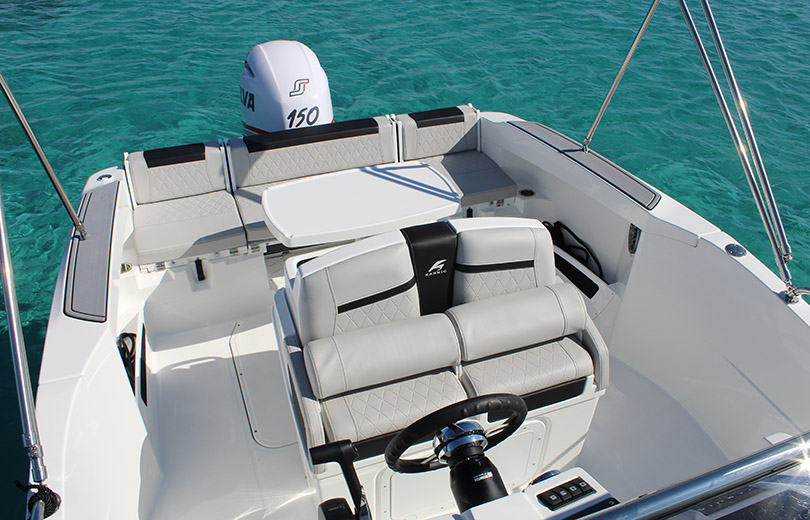 rent boat ibiza karnic 607