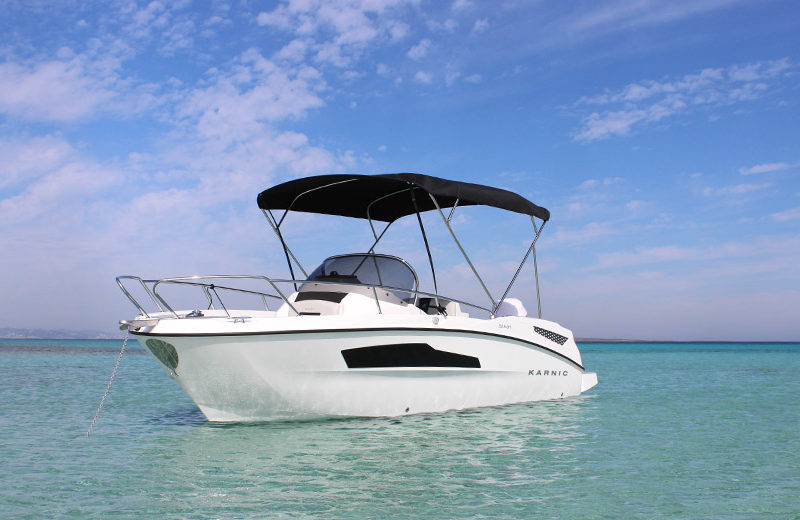 rent boat ibiza karnic 607