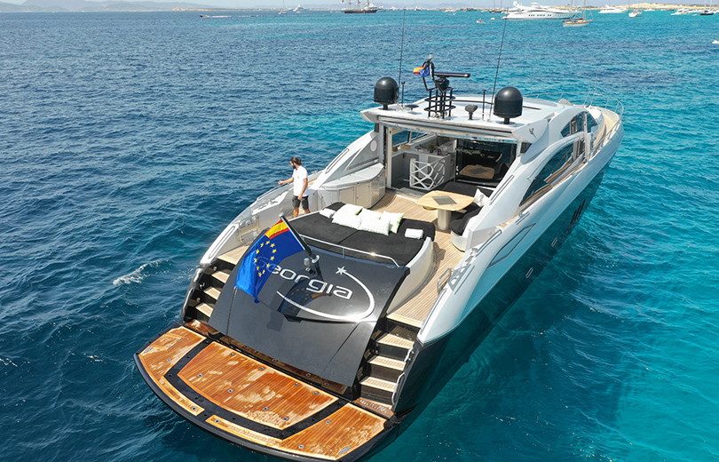 rent boat ibiza predator 82