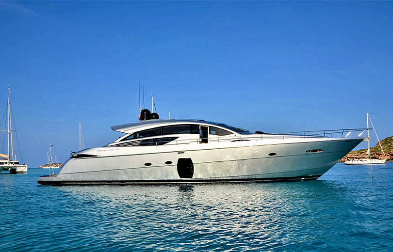 rent boat in ibiza pershing 72