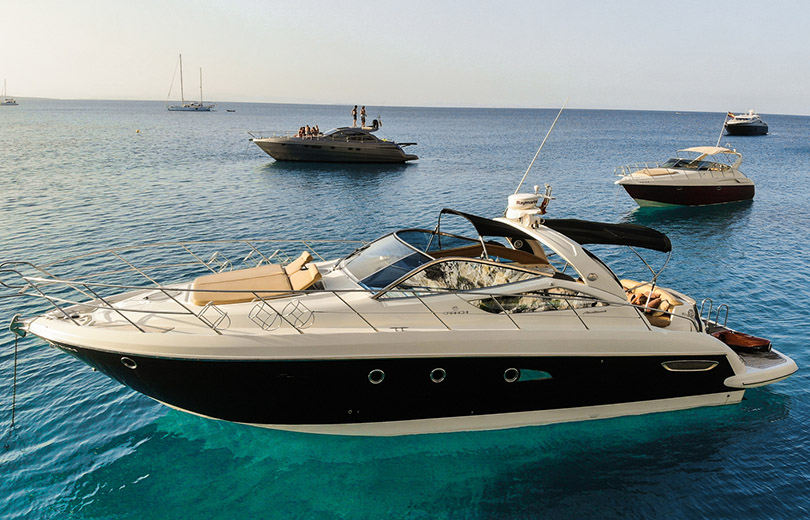 rent boat in ibiza Cranchi 43