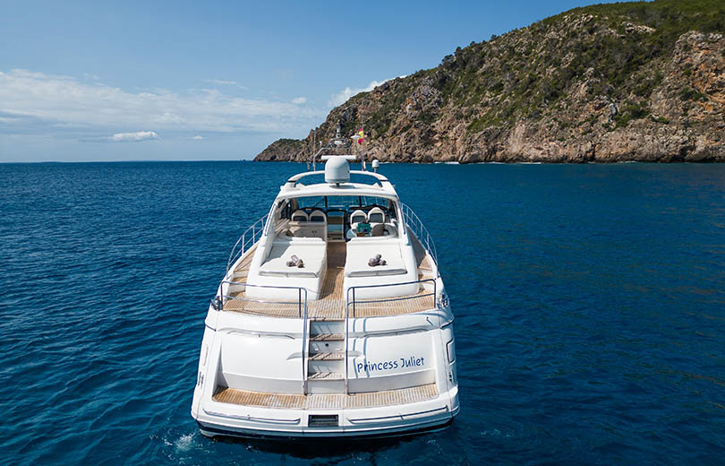 Alquiler yate en Ibiza Princess 65 en Ibiza